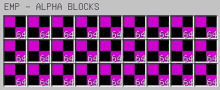 a screenshot of alpha blocks in a video game