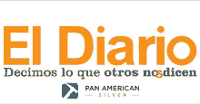 a logo for el diario with a pan american silver symbol