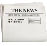 a newspaper that says " the news " on it