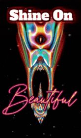 a poster that says shine on juicy 100 % sexy