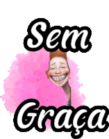 a cartoon of a man with braces and the words sem graga