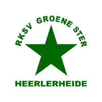 a green star with the words rksv groene ster heerlrheide around it