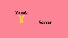 a medal with the words zaak and server on it