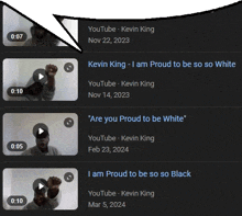 kevin king is proud to be so so white and proud to be so so black