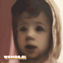 a painting of a child with the words wombo.ai on the bottom right