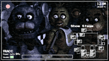 five nights at freddy 's is a video game that is being played at 12 am