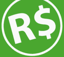 a green circle with the letter r and a dollar sign inside