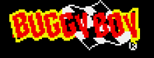 a black background with a red and yellow logo for bug boy