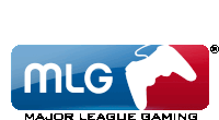 a logo for major league gaming shows a game controller