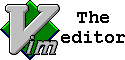 a logo for the vim editor with a green check mark on it