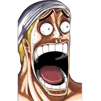 a drawing of a man with his mouth open and his tongue sticking out