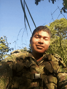 a man in a military uniform with the number 20 on the chest