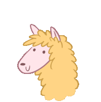 a cartoon drawing of a llama with the words " no prob llama " above it