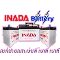 three inada batteries are displayed on a purple background