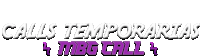 a purple and white logo that says ' calls temporalias mbg call '