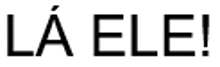 a black and white image of the word la ele written in spanish .