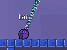 a video game with a purple background and the word taw on it