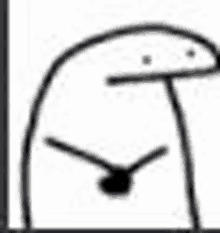 a black and white drawing of a penguin with a clock on its neck .