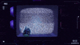 a recording of a tv screen with the word rec on the top