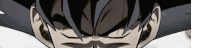a close up of a cartoon character 's face with a serious look on his face