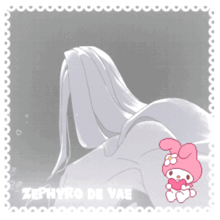 a picture of zephyro de vae with a pink my melody