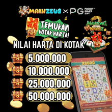 mainzeus x pg pocket games soft mahjong ways advertisement