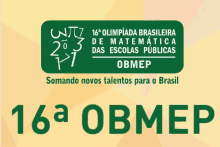 a logo for the 16th olimpiada brasileira de matemática das escolas publicas obmep