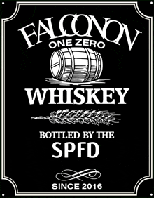 falconov whiskey bottled by the spfd since 2016