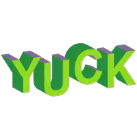 Yuck Gross Sticker