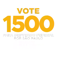 a yellow sign that says " vote 1500 " on it