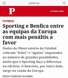 a screenshot of a portuguese newspaper titled publico.pt