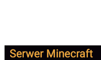 a logo for serwer minecraft with a white background