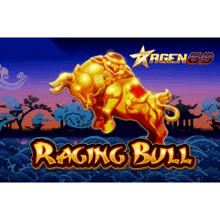 a game called raging bull has a golden bull on the cover