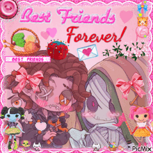 a picture of a mummy and a girl with the words best friends forever