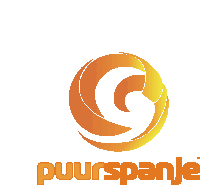 a logo for a company called puurspanje with a swirl in the middle