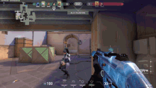 a screenshot of a video game with ally planting at the bottom