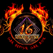 a logo that says 16 bandung musik on it