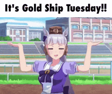 Umamusume Gold Ship GIF