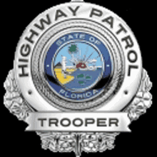 a badge for a highway patrol trooper from florida