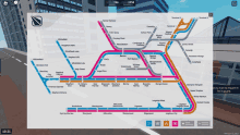 a screenshot of a subway map with the time 10:11