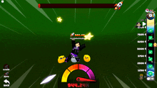 a screenshot of a video game with a speedometer that says 9944.24k