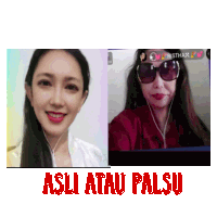 asli atau palsu is written on the bottom of the image