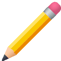 a yellow pencil with a pink rubber on the end