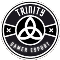 a logo for trinity gamer esport shows a celtic symbol