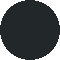 a black circle with a white border on a white background .