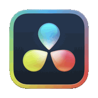 a colorful app icon with a rainbow border