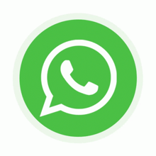 a green circle with a speech bubble and a phone in it