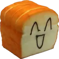 a loaf of bread with the letter v drawn on it