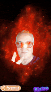 a picture of a man wearing sunglasses and the name pietro