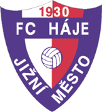 a logo for fc haje jižní mesto with a soccer ball